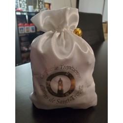 Bourse en Tissu Blanc...